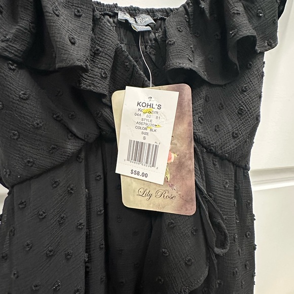 Lily Rose fully lined Dot Dress in sz SMALL - Picture 4 of 9